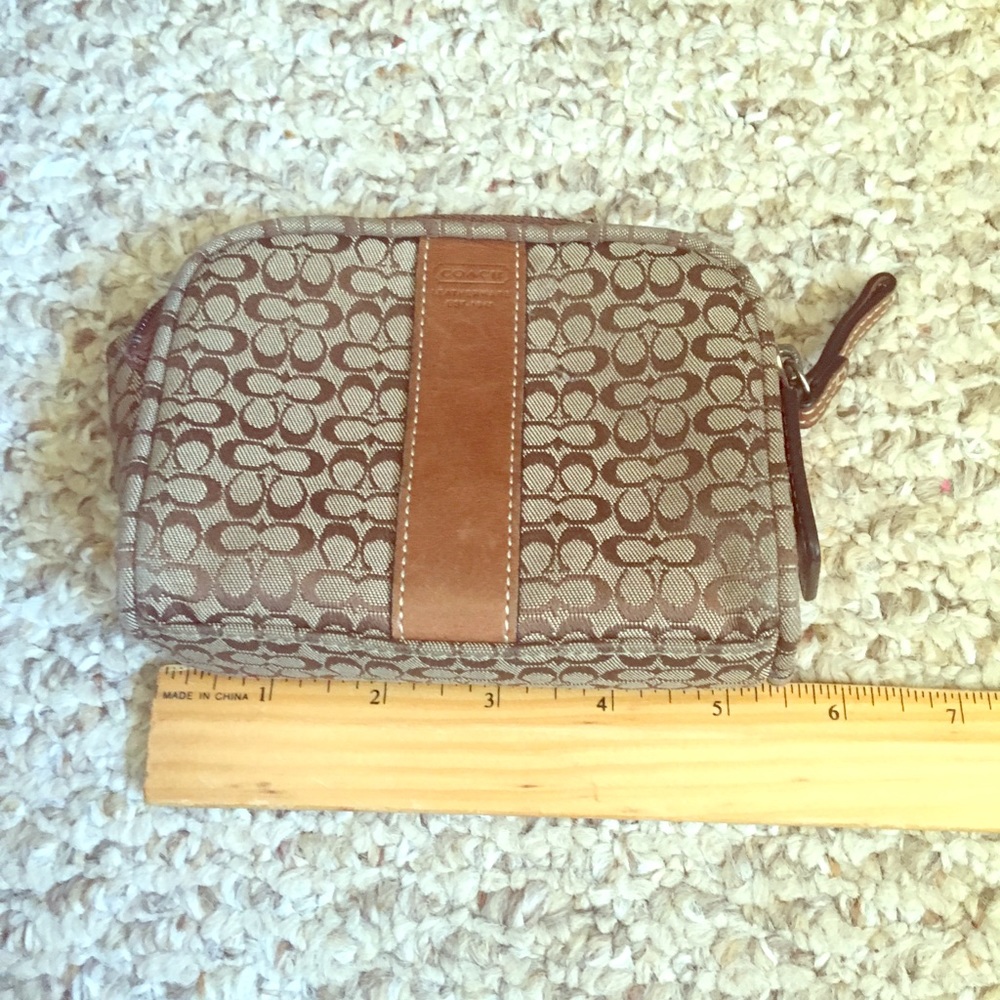 Authentic Coach cosmetic bag